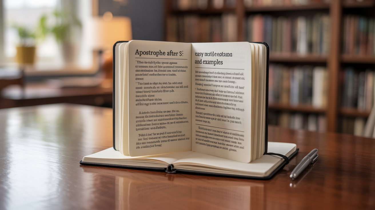 Apostrophe After S: Easy Rules and Examples