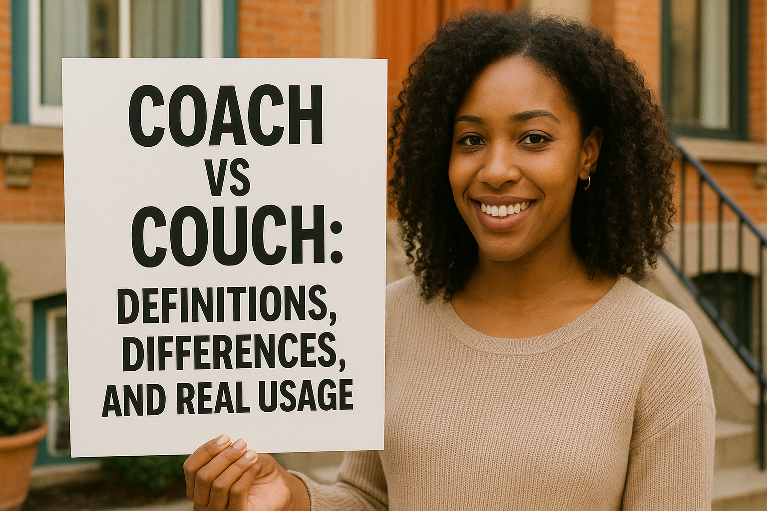 Coach vs Couch: Definitions, Differences, and Real Usage