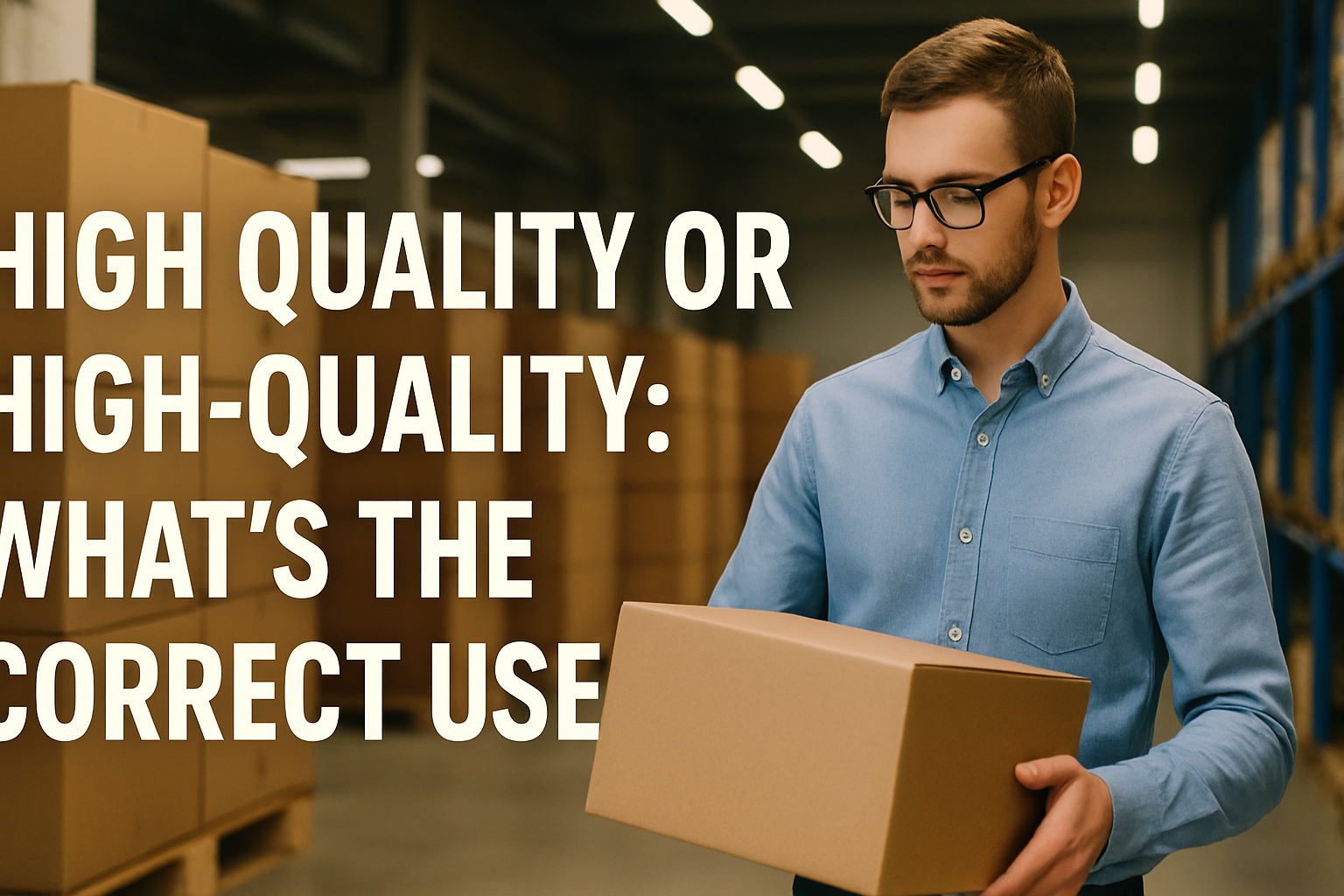High Quality or High-Quality: What's the Correct Use and Why It Matters