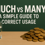 Generate an image for this website blog article with ratio of 16:9 "Much vs Many: A Simple Guide to Correct Usage " which must be according to real life story and attractive and there must not be spell mistakes.again saying donot make spell mistakes. and generate image for article and it must have real story background. please try to include setting according to topic mentioned in the article title. and try to create such image which looks attractive and lucrative. spelling should be clearly visible. would it not be possible for you to create such image which is according to the theme of the topic. i wish such image. i want my images like idiogram Ai take concept from there.