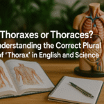 Thoraxes or Thoraces? Understanding the Correct Plural of "Thorax" in English and Science