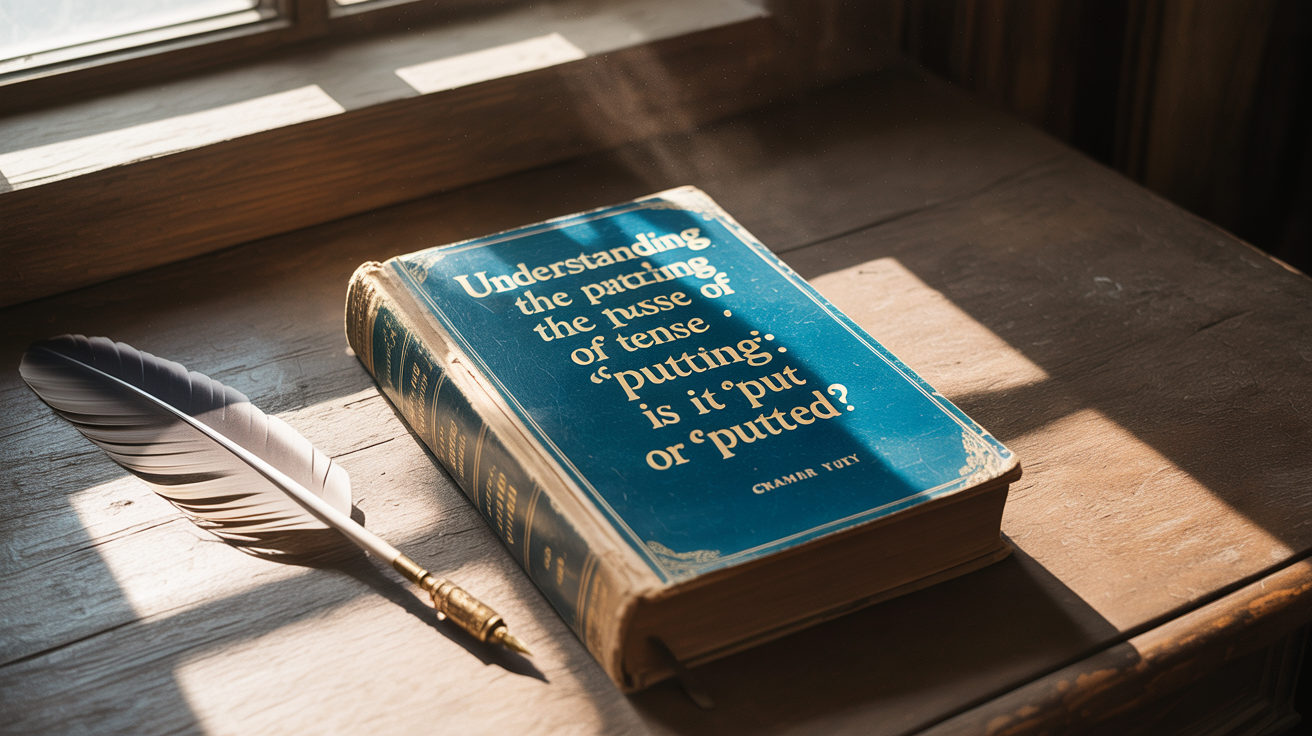Understanding the Past Tense of "Putting": Is It "Put" or "Putted"?