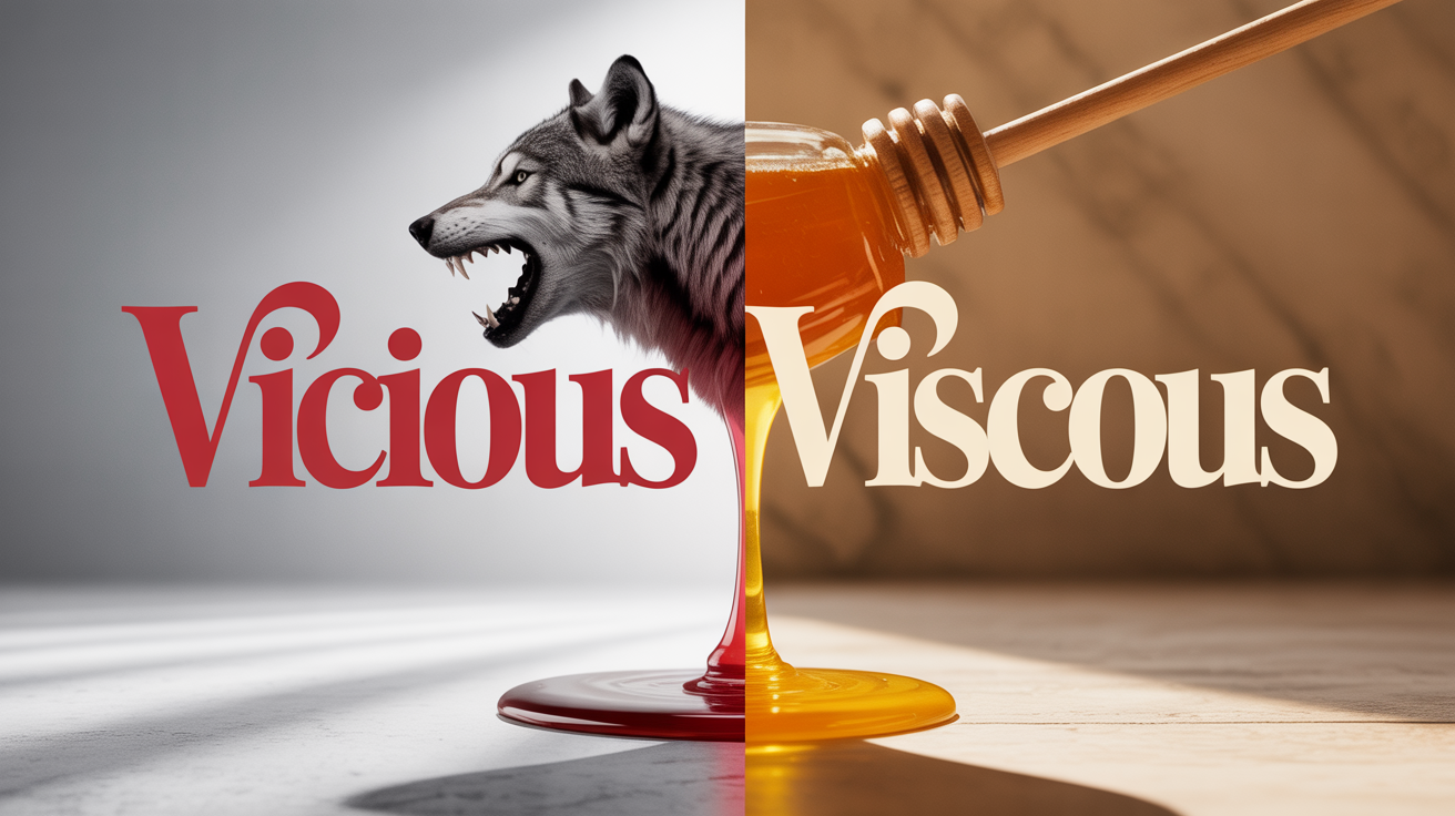 Vicious vs Viscous: How to Use Them Correctly and Enhance Your Writing