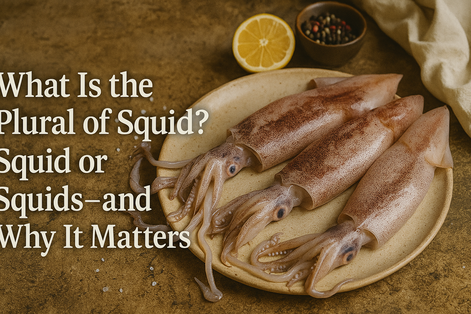 What Is the Plural of Squid Squid or Squids—and Why It Matters