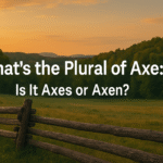 What’s the Plural of Axe: Is It Axes or Axen?