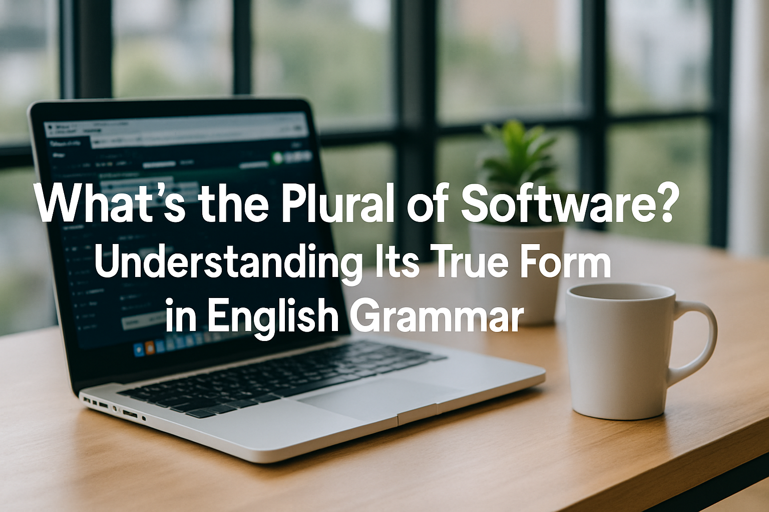 What's the Plural of Software? Understanding Its True Form in English Grammar